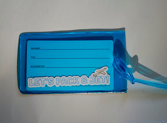 Let's Pack & Jet! Luggage Tags